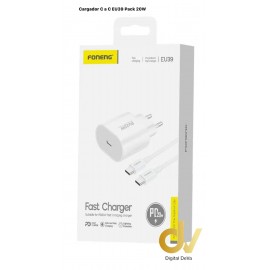 Cargador EU39 FONENG Pack C a C  20W