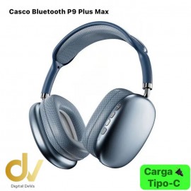 Casco Bluetooth P9 Plus Max AZUL