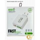 Enchufe Cargador 65W  Usb: 2C+3A