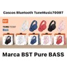 Cascos Bluetooth 700BT BLANCO