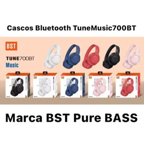 Cascos Bluetooth 700BT  ROSA