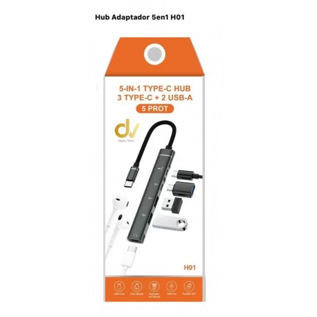 Hub Adaptador 5en1 H01
