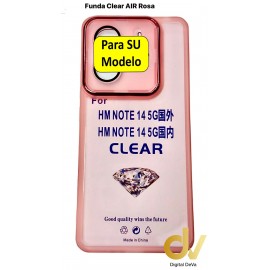 REDMI NOTE 14 PRO Funda Clear Air ROSA