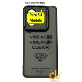 REDMI NOTE 14 PRO Funda Clear NEGRO