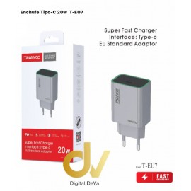 Enchufe Tipo-C 20w  T-EU7