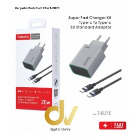 Cargador Pack C a C 20w T-EU7C