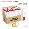 Cable Lightning a Aux-M 3.5mm T-E19