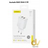 Enchufe EU63 2Usb 2.4A BLANCO