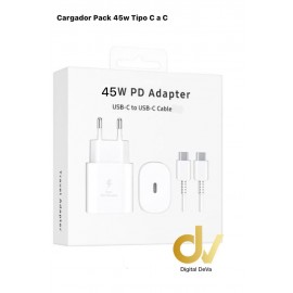 Cargador C-C Pack 45W  BLANCO