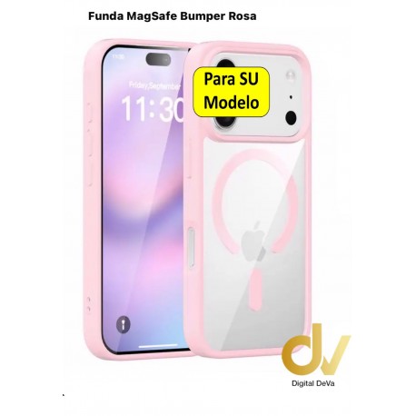 iPhone 17 PRO Funda Bumper Magsafe Rosa