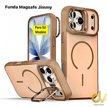 Funda iPhone 17 Pro Magsafe Jimmy Mate Golden Brown