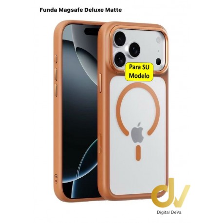Funda iPhone 17 Magsafe Deluxe Matte Naranja