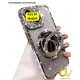 Funda iPhone 17 Air MagSafe Diamonds Ring Silver