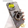 Funda iPhone 17 PRO MagSafe Diamonds Ring Silver