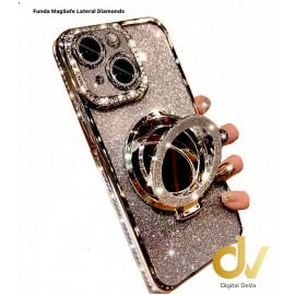 Funda iPhone 17 Pro max MagSafe Diamonds Ring Negro