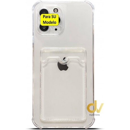 Funda iPhone 17 Pro Tarjetero Transparente