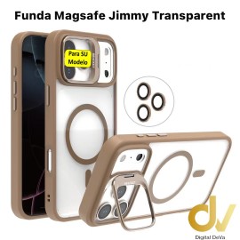 Funda iPhone 17 PRO Magsafe Jimmy Transparent COBRE