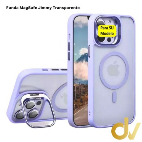 Funda iPhone 17 PRO MAX Magsafe Jimmy Transparent LAVANDA