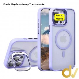 Funda iPhone 17 PRO Magsafe Jimmy Transparent LAVANDA