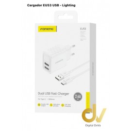 Cargador Foneng EU53 USB - Lighting
