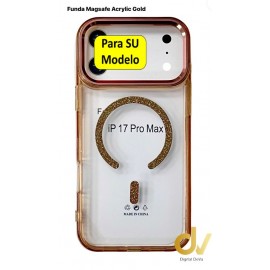 iPhone 17 Funda Magsafe Acrylic GOLD