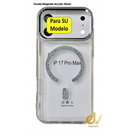 iPhone 17 Air Funda Magsafe Acrylic SILVER