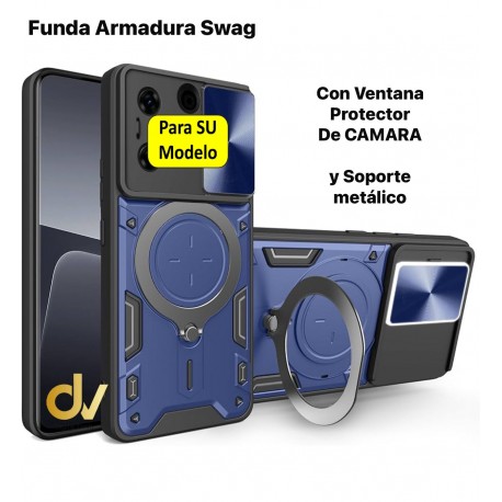 iPhone 17 PRO MAX Funda Armadura Swag AZULROSA