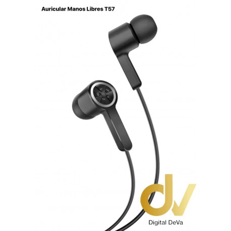 Auricular T57 3.5mm Foneng Negro