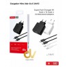 Cargador Pack 45w Usb-Ca C Negro  SA7C Tranyo
