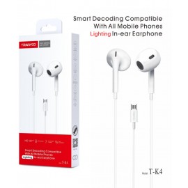 Auricular Lightning T-K4 iOS Directo