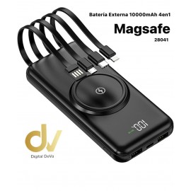 Batería Externa Hopecom 10000mAh MagSafe + 3en1