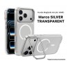 Funda 17 Air MAGSAFE Acrylic HARD Silver Transparente
