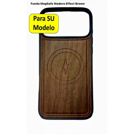 Funda 17 PRO MAX Magsafe Efecto Madera WENGUE
