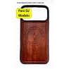 Funda SAMSUNG S25 ULTRA Magsafe Efecto Madera CAOBA