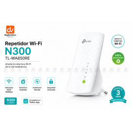 Repetidor de Wifi TP-LINK N300  TL-WA850RE